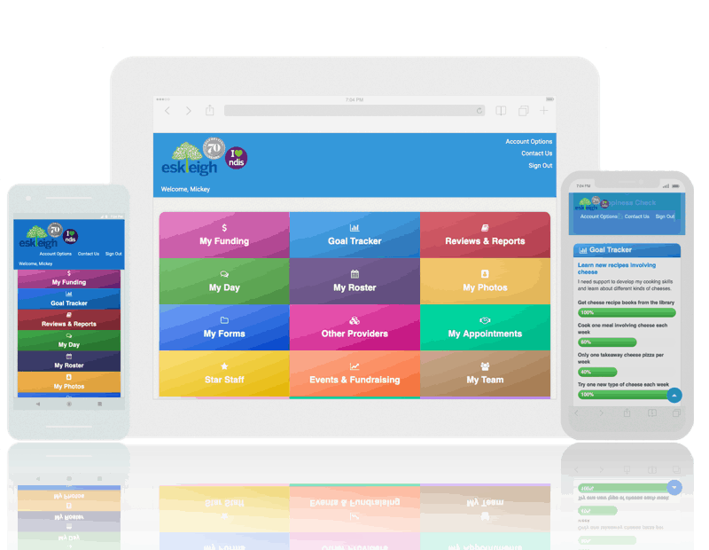 flowpoint ndis mobile iPad iPhone screens small reflection