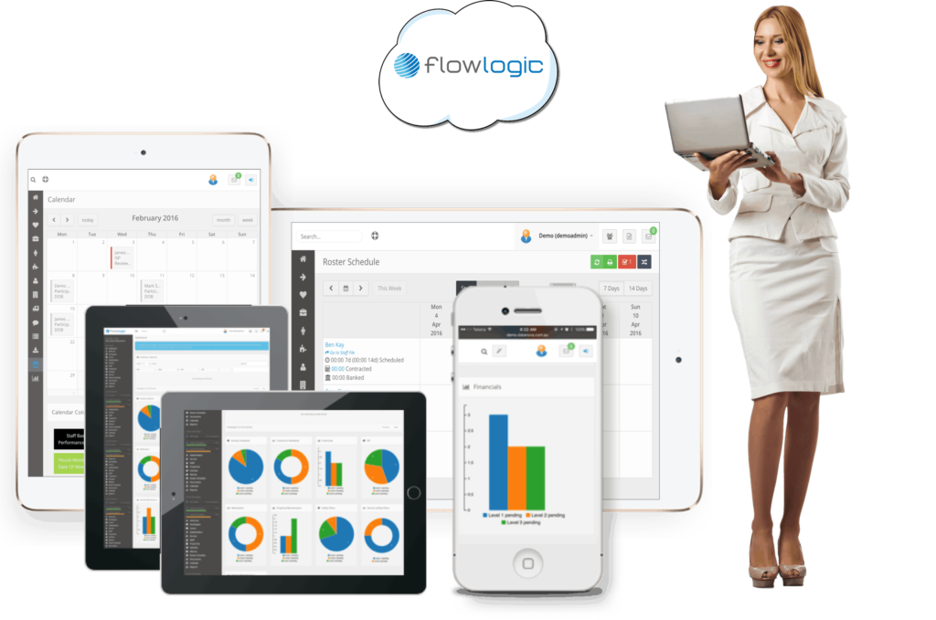 FlowLogic is mobile ready and cloud based
