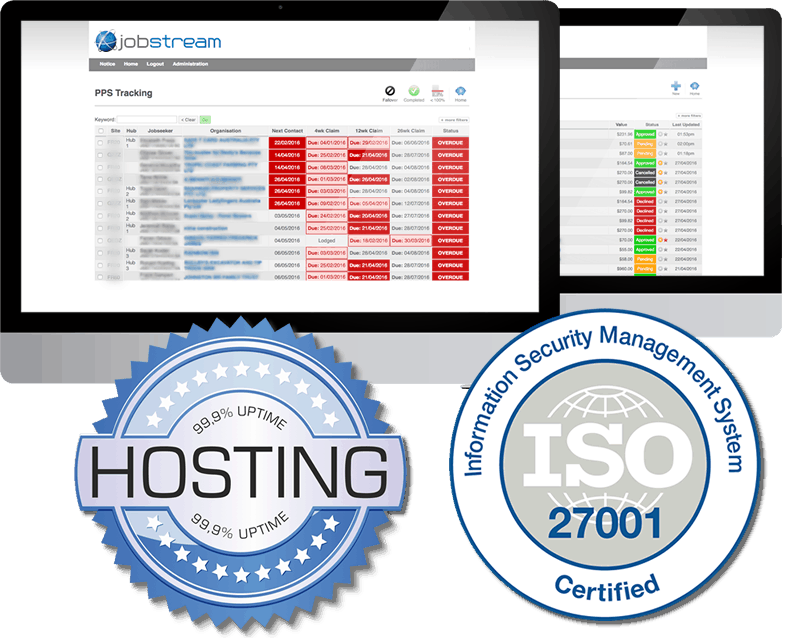 JobStream Hosted on cloud servers