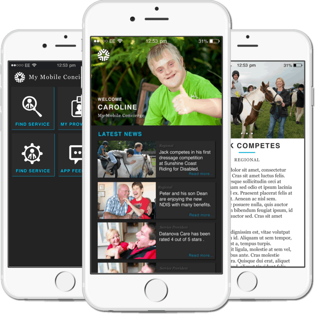 My Mobile Concierge App Screenshots